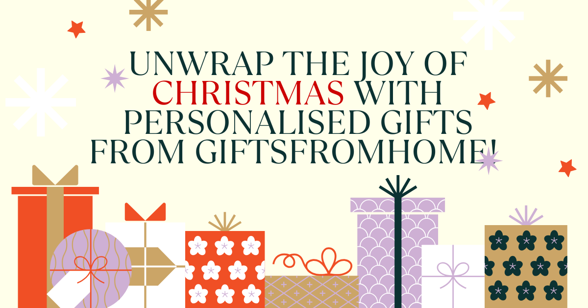 Unwrap the Joy of Christmas with Personalised Gifts from GiftsFromHome! 🎄🎁