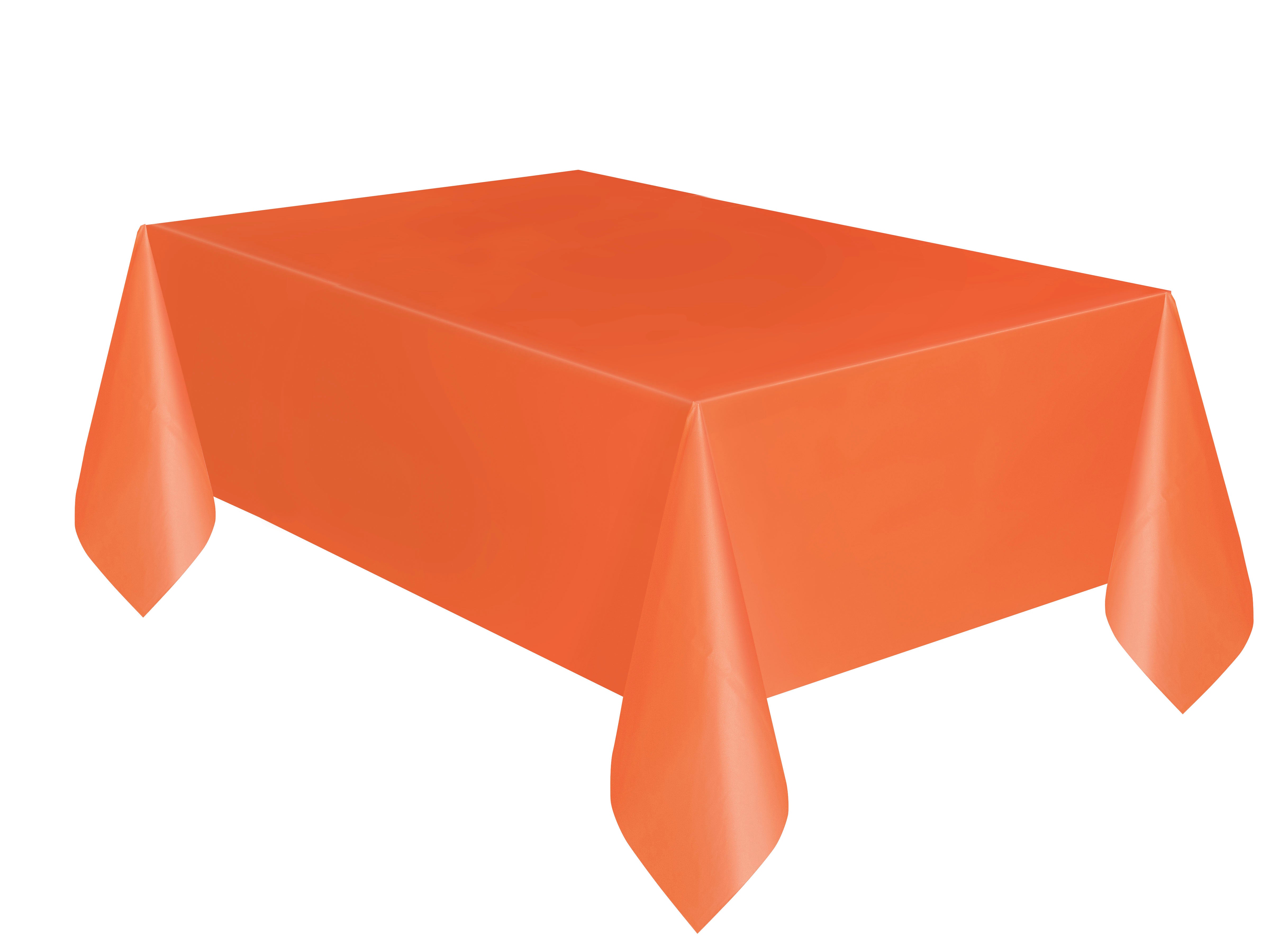 Tablecover Orange 54" Plastic