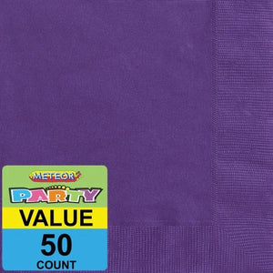 Lunch Napkin Deep Purple 50pk