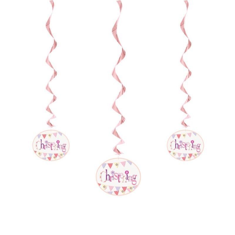 Pink Christening Decorations
