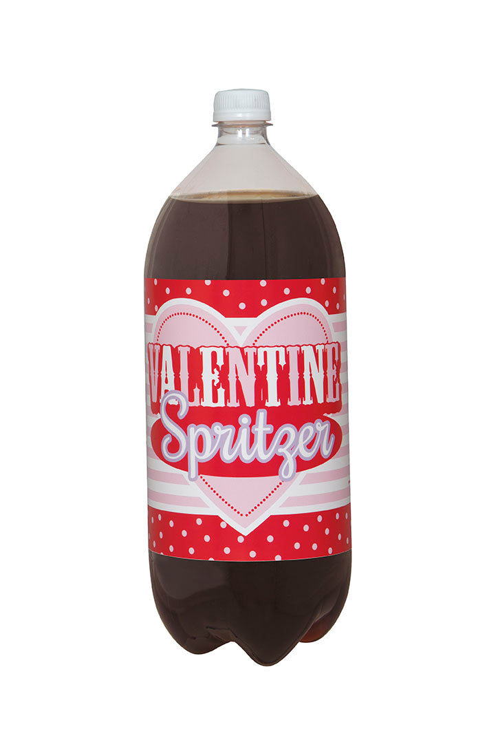 Valentine Bottle Labels 4Pk