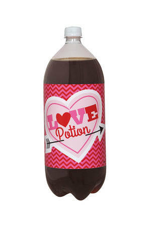 Valentine Bottle Labels 4Pk