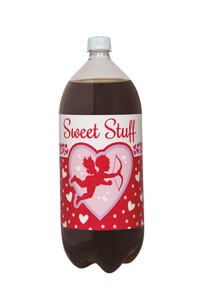 Valentine Bottle Labels 4Pk