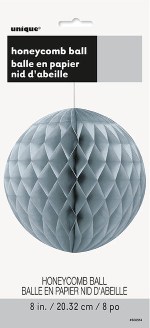 Puff 8" H/comb Ball Silver