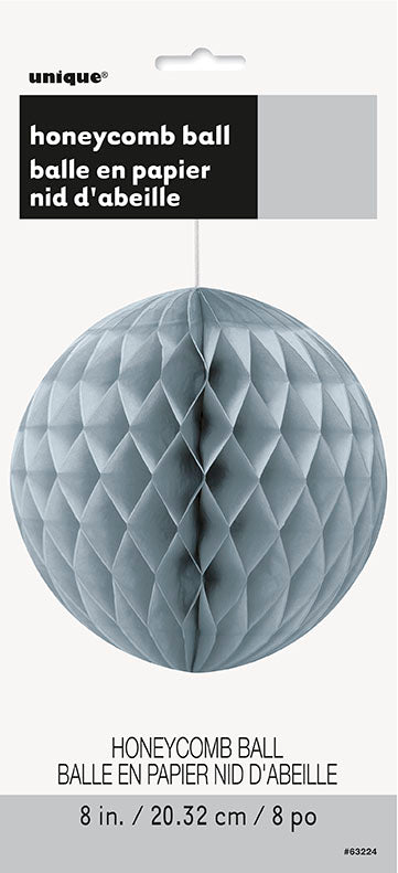 Puff 8" H/comb Ball Silver