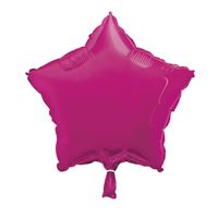 Star Foil 18" Balloon Hot Pink