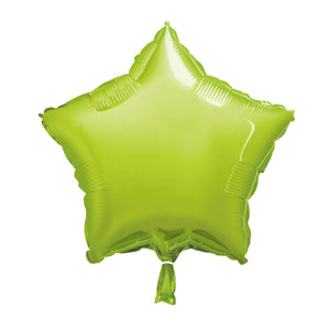 Star Foil 20" Lime Balloon