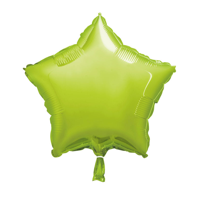 Star Foil 20" Lime Balloon