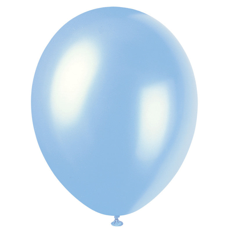 Pearl Skyblue 12" Balloon 8pk