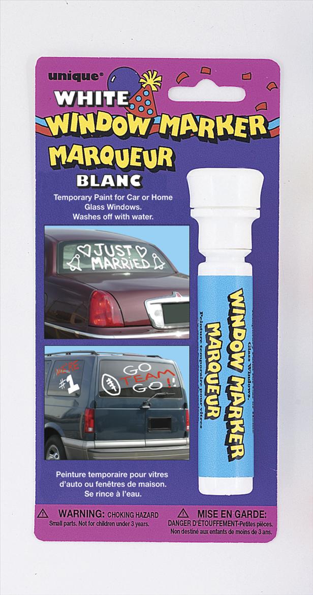 WHITE WINDOW MARKER