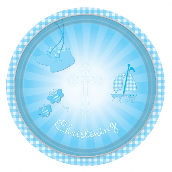 Christeng Booties Blue Plates