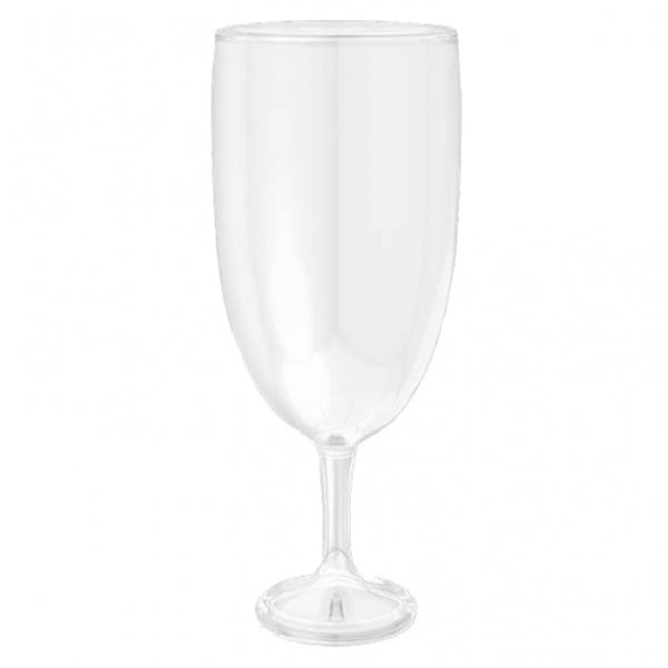 Tall&Round Plastic Clear Glass