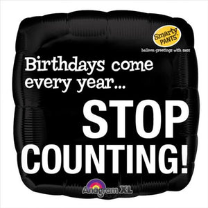 STOP COUNTING BIRTHDAY 18IC FO
