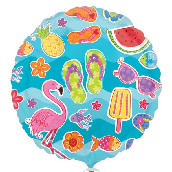 Summer Fun Foil Balloon 17"