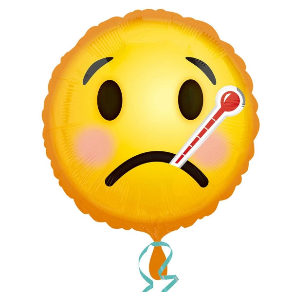 Emoji Get Well Soon Balloon