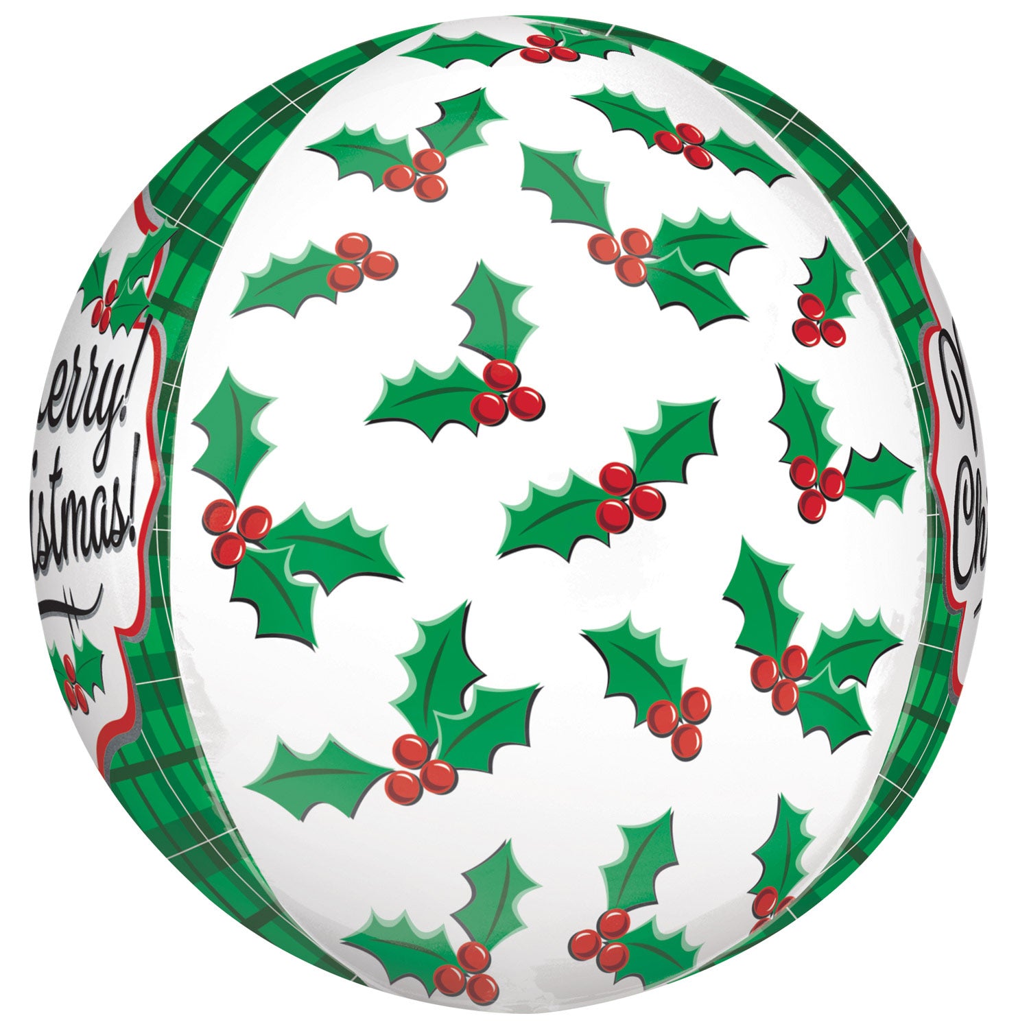 Merry Christmas Orbz Balloon