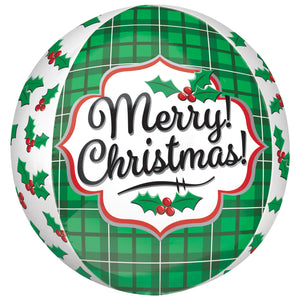 Merry Christmas Orbz Balloon