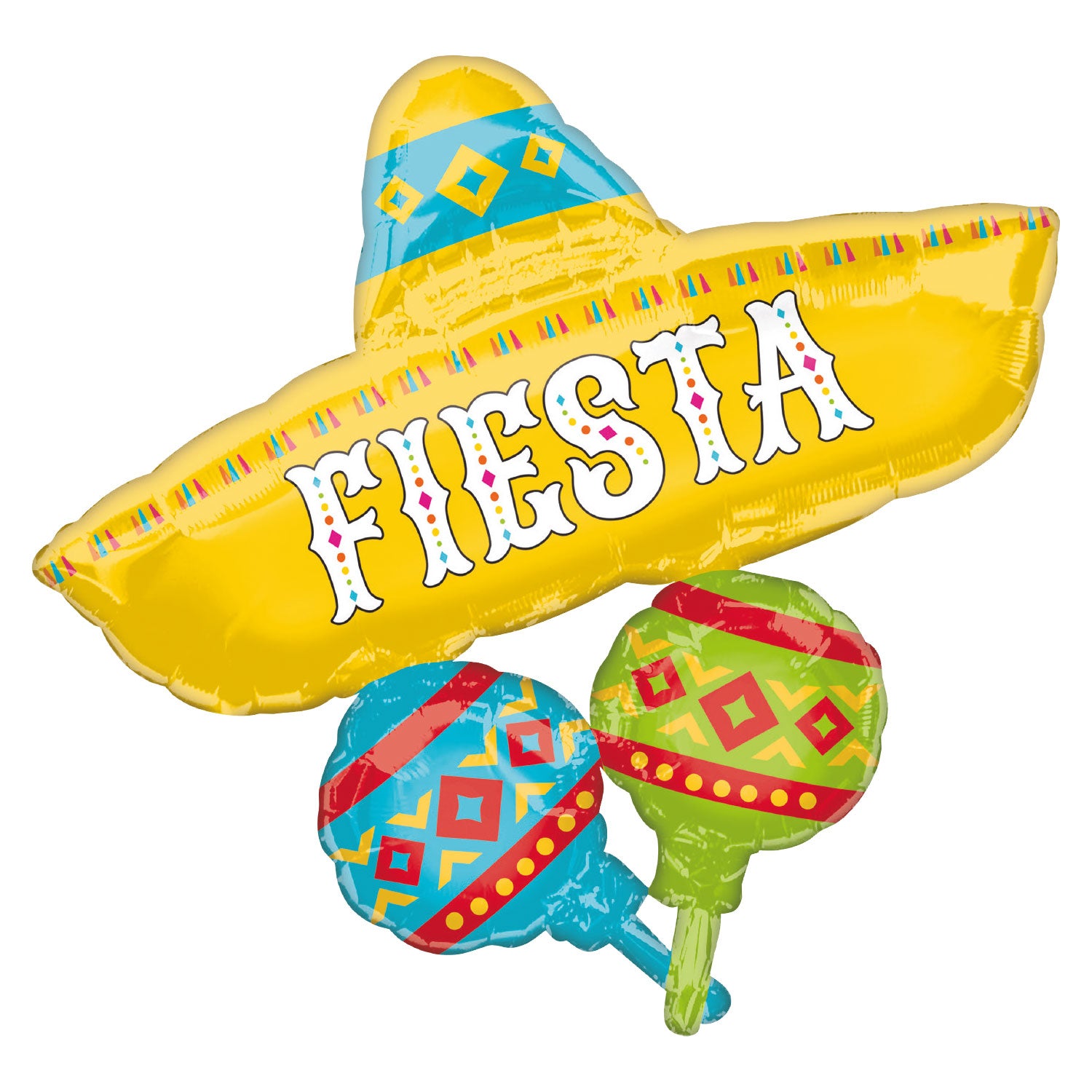 Fiesta Hat Foil Balloon 32"