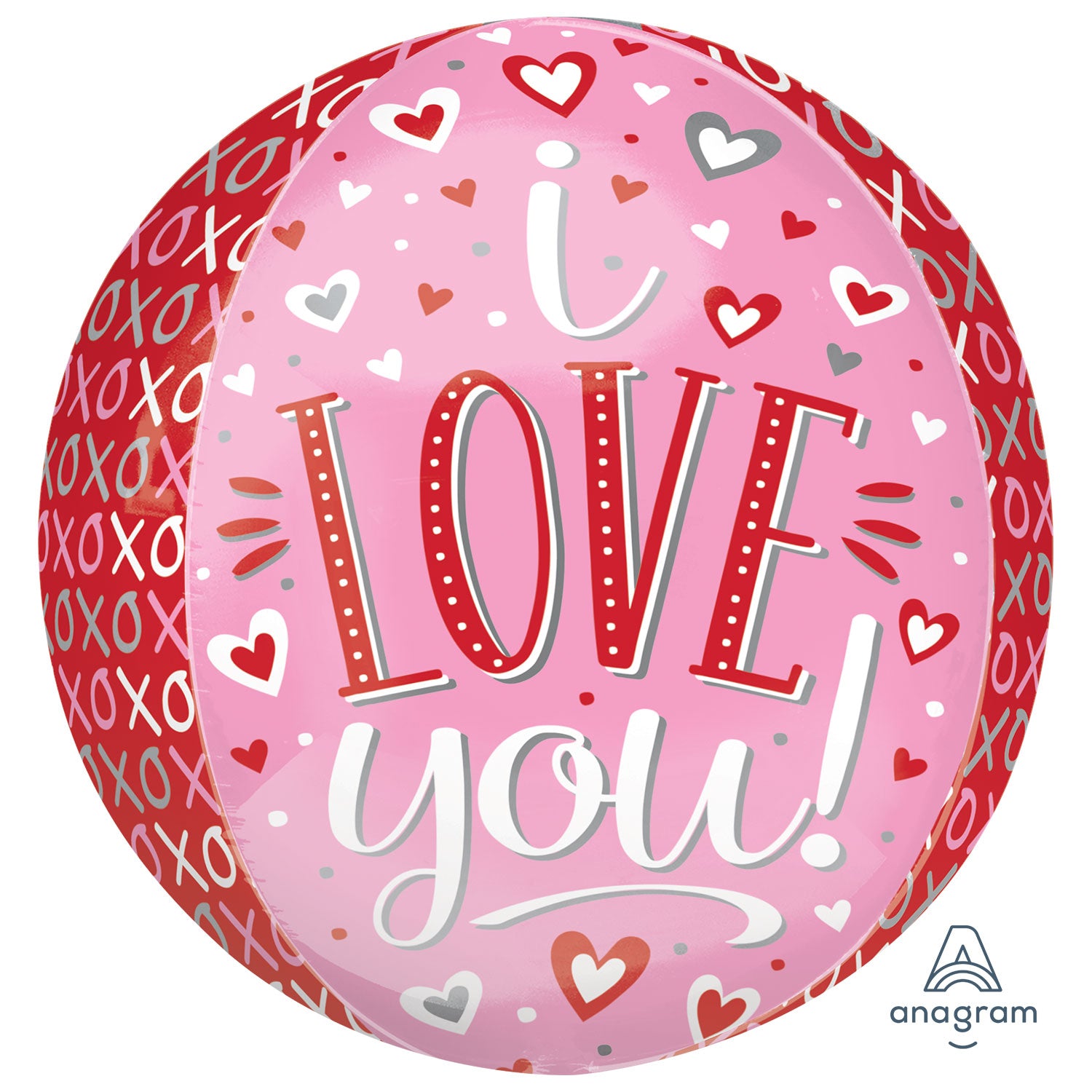 XOXO Orbz Foil Balloon