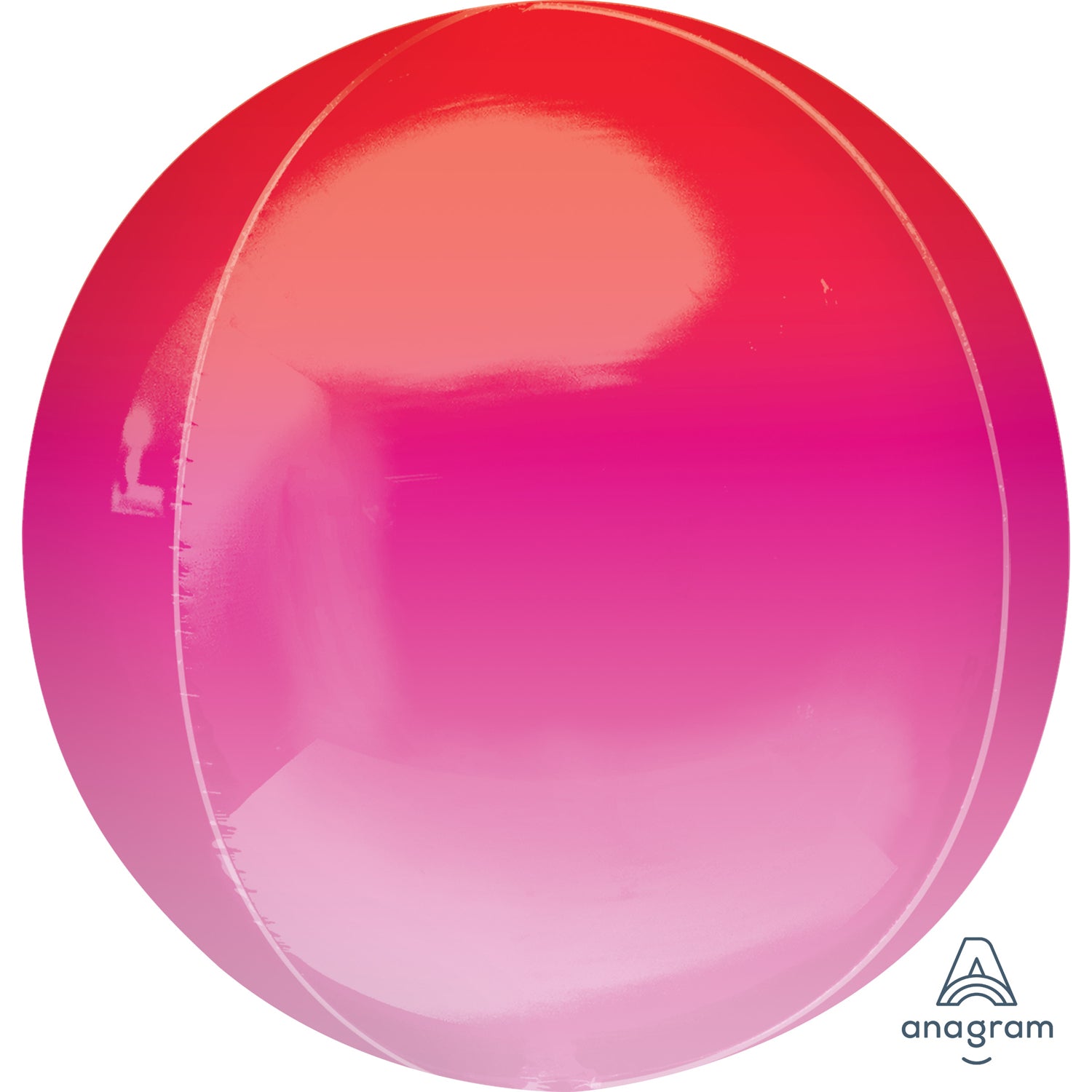 Orbz Ombre Red & Pink 16"