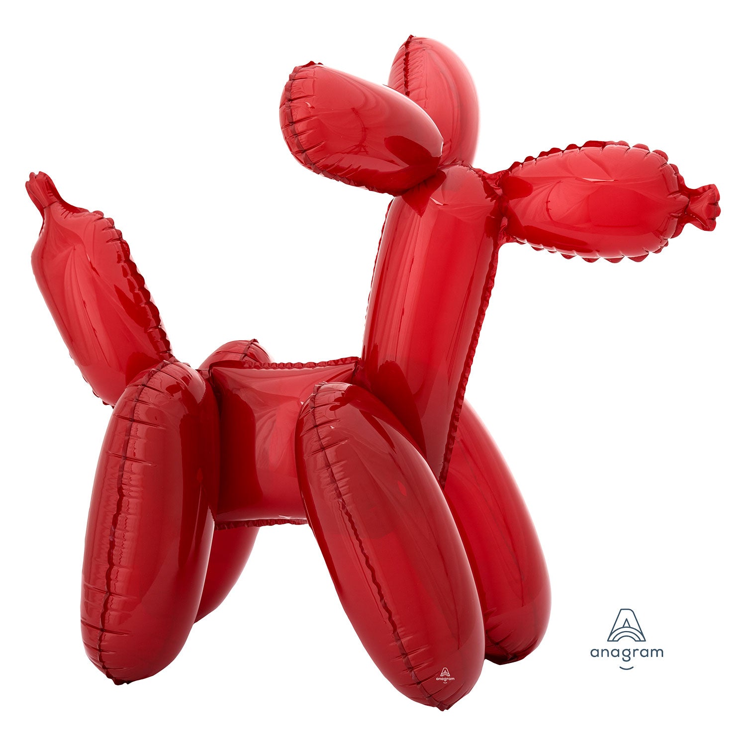 Standing Red Dog Balloon 19"