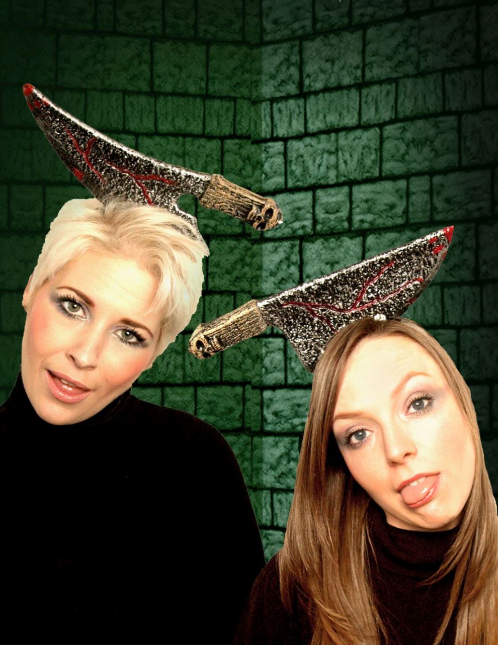 Chopper.cleaver Through Head