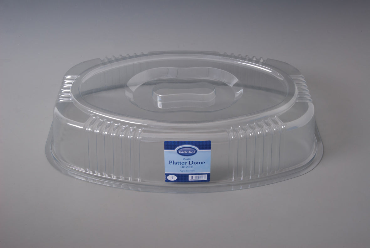 Clear Plastic Dome Cover 43cm