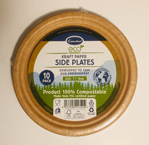 Kraft Paper Plates 18cm