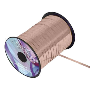 Metallic Rose Gold Curling Rib