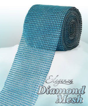 Diamond Mesh Turquoise 12cmX9m