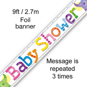 Babyshower Elephants Banner 9F