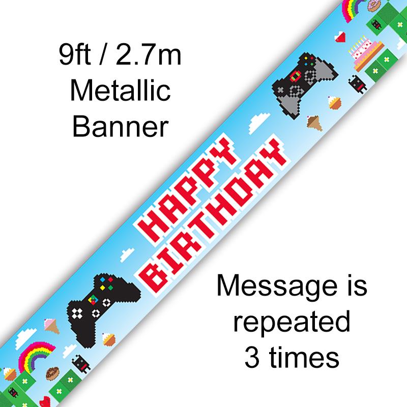 Birthday Blox Game Banner