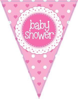 Baby Shower Pink Bunting