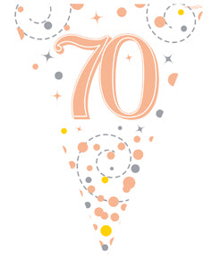 Sparkling RoseGold 70 Bunting