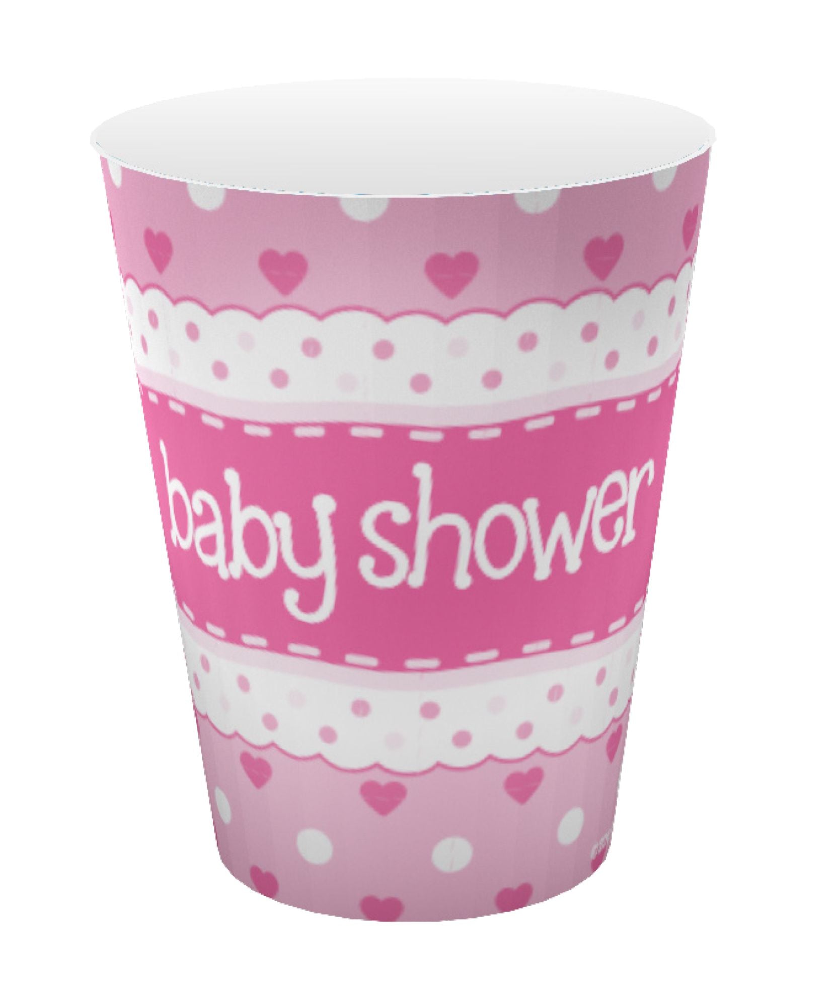 Baby Shower Pink Cups 8pk