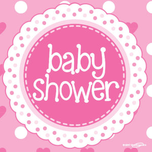 Baby Shower Pink Napkins 16pk