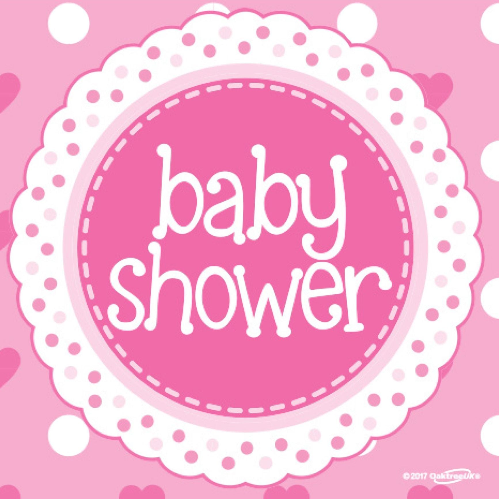 Baby Shower Pink Napkins 16pk