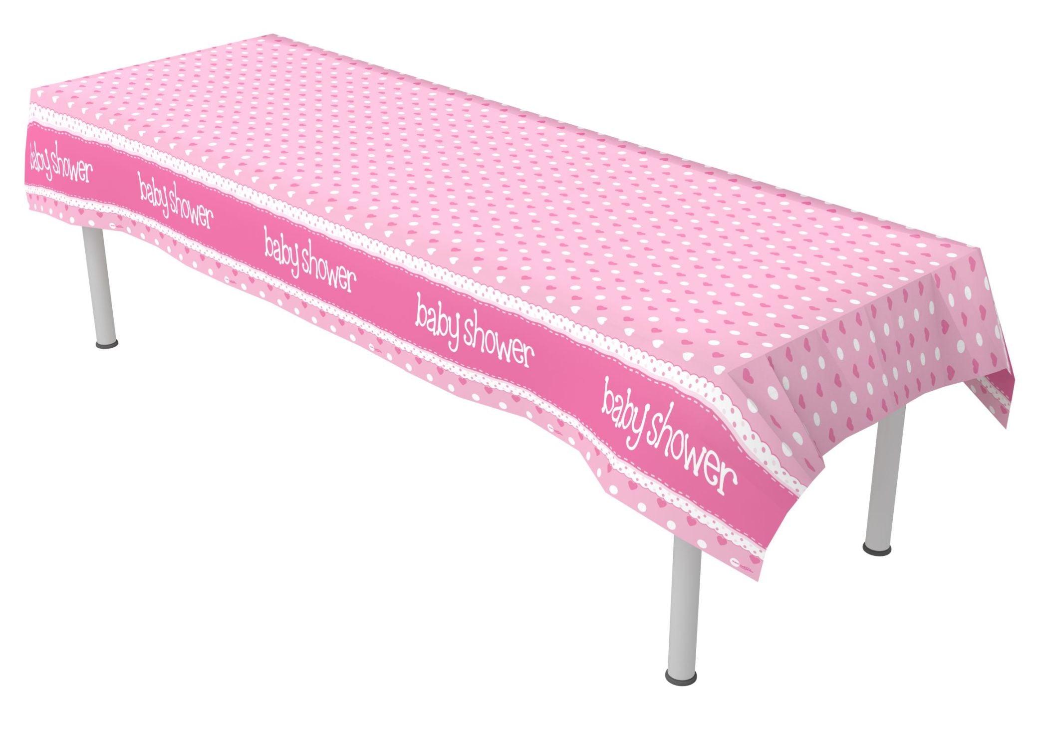 Baby Shower Pink Tablecover