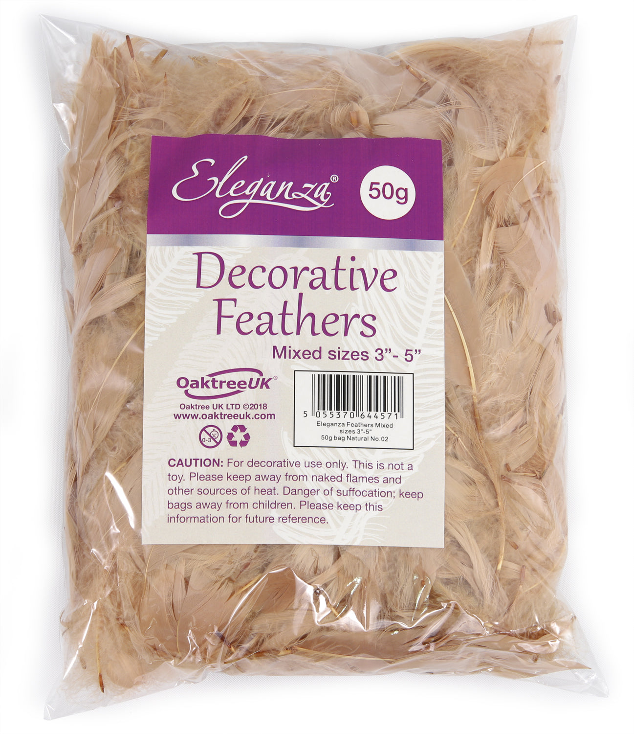 Craft Feathers Natural 50gr