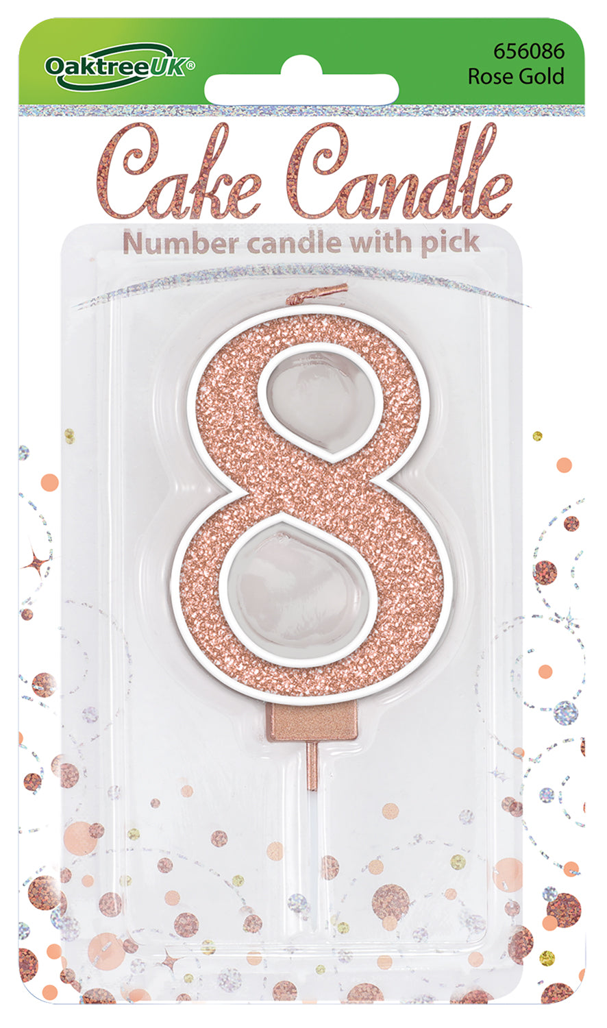 Fizz No.8 Candle 7.5cm R/Gold