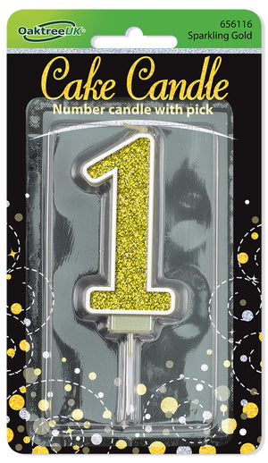 Fizz No.1 Candle 7.5cm Gold