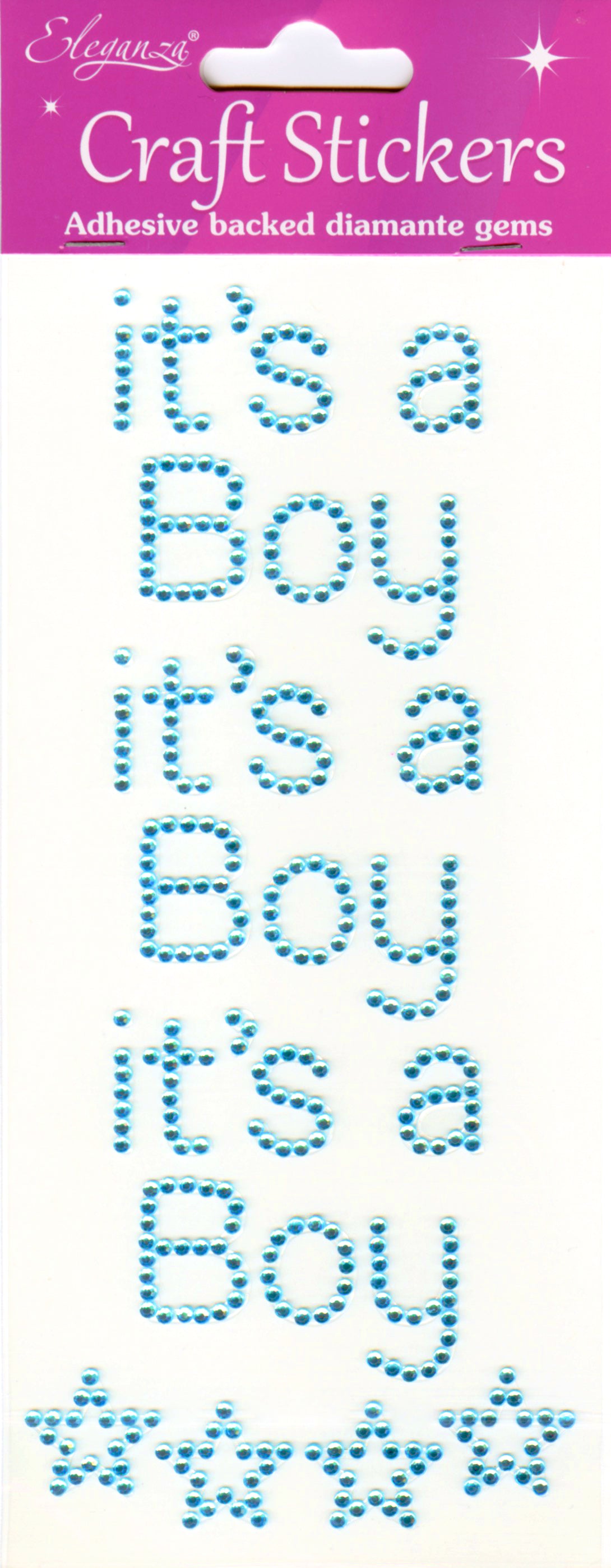 It's A Boy Blue Stickers