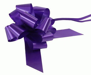 50mm Pull Bows PURPLE 20pk