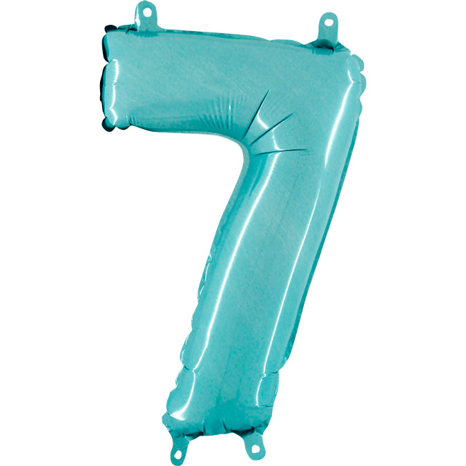 Num 7 PastelBlue 14"AirBalloon