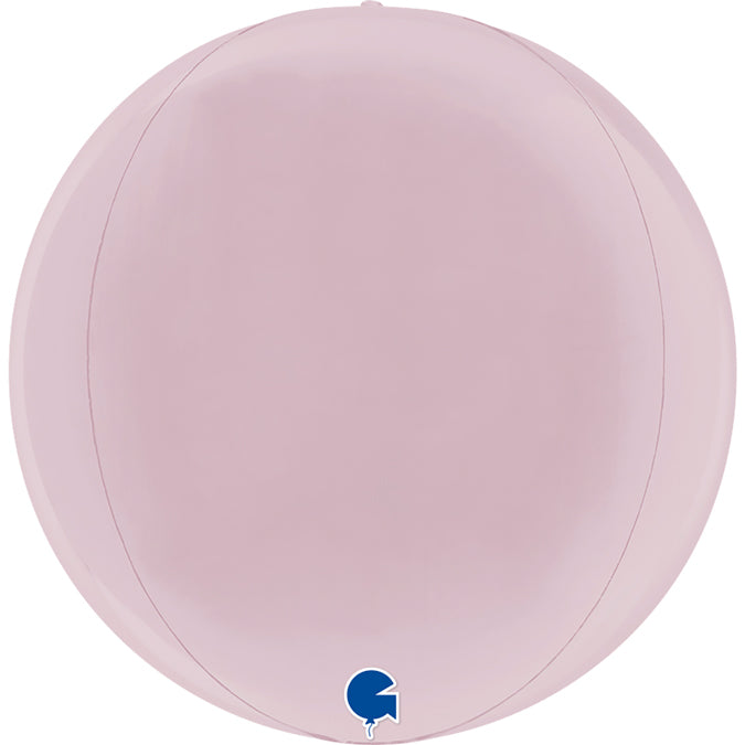 Globe 11" PastPink 4D Balloon
