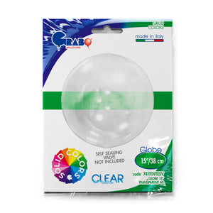 Globe 15" Transparent NO VALVE