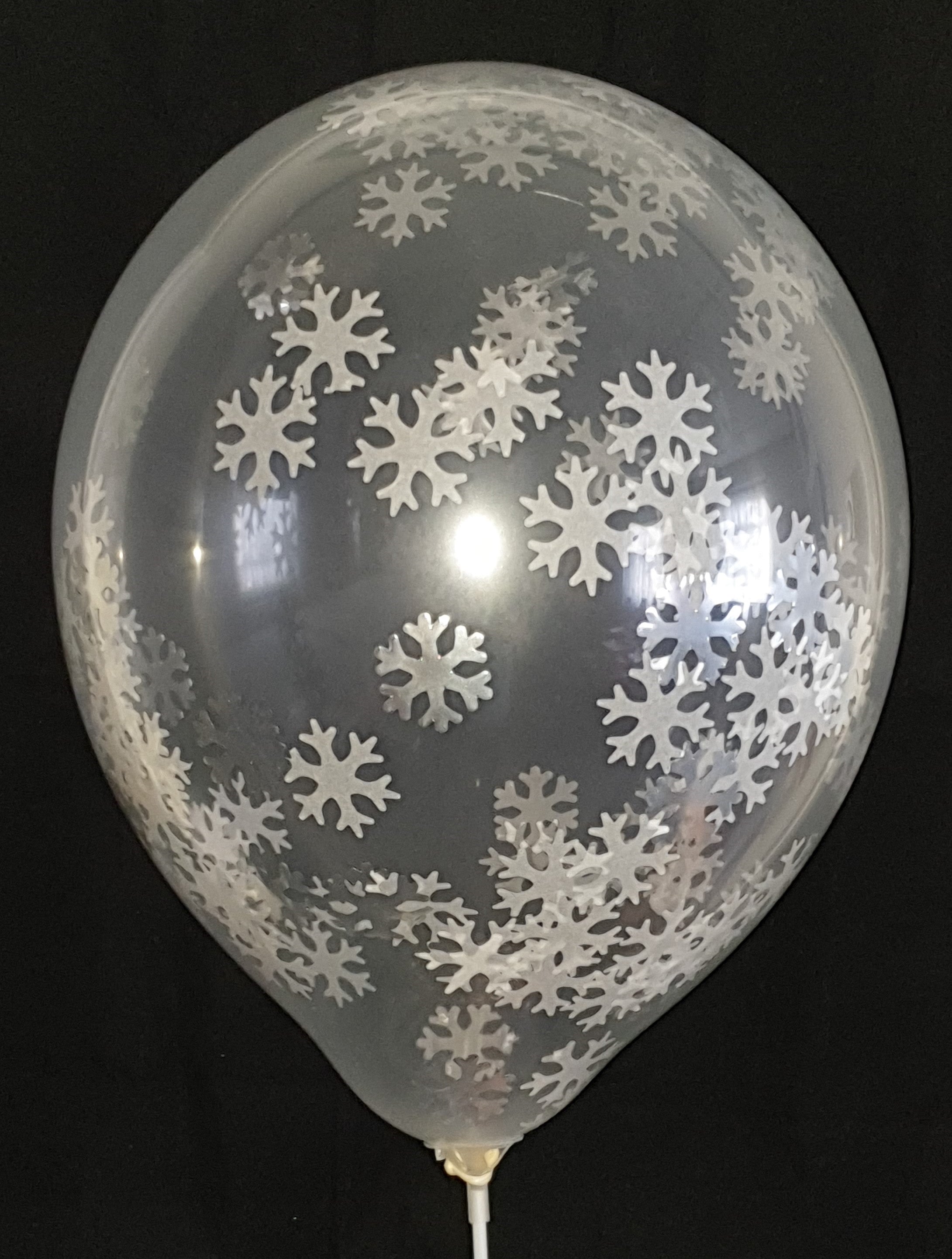 Snowflake Confetti Balloon 6pk