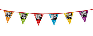 Holographic 15th Bunting