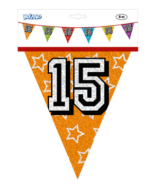 Holographic 15th Bunting