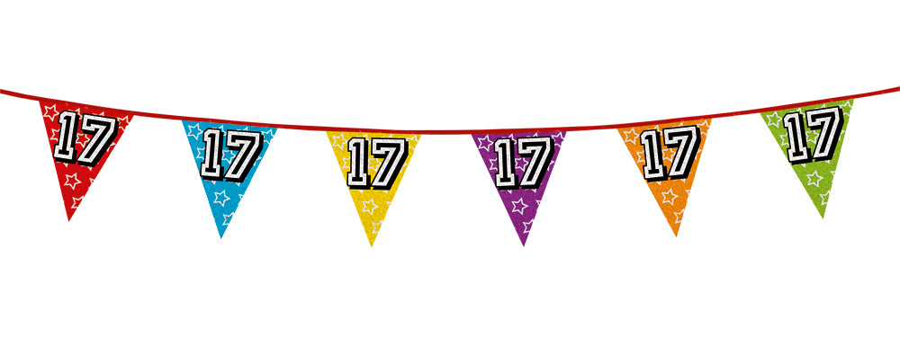 Holographic 17th Bunting